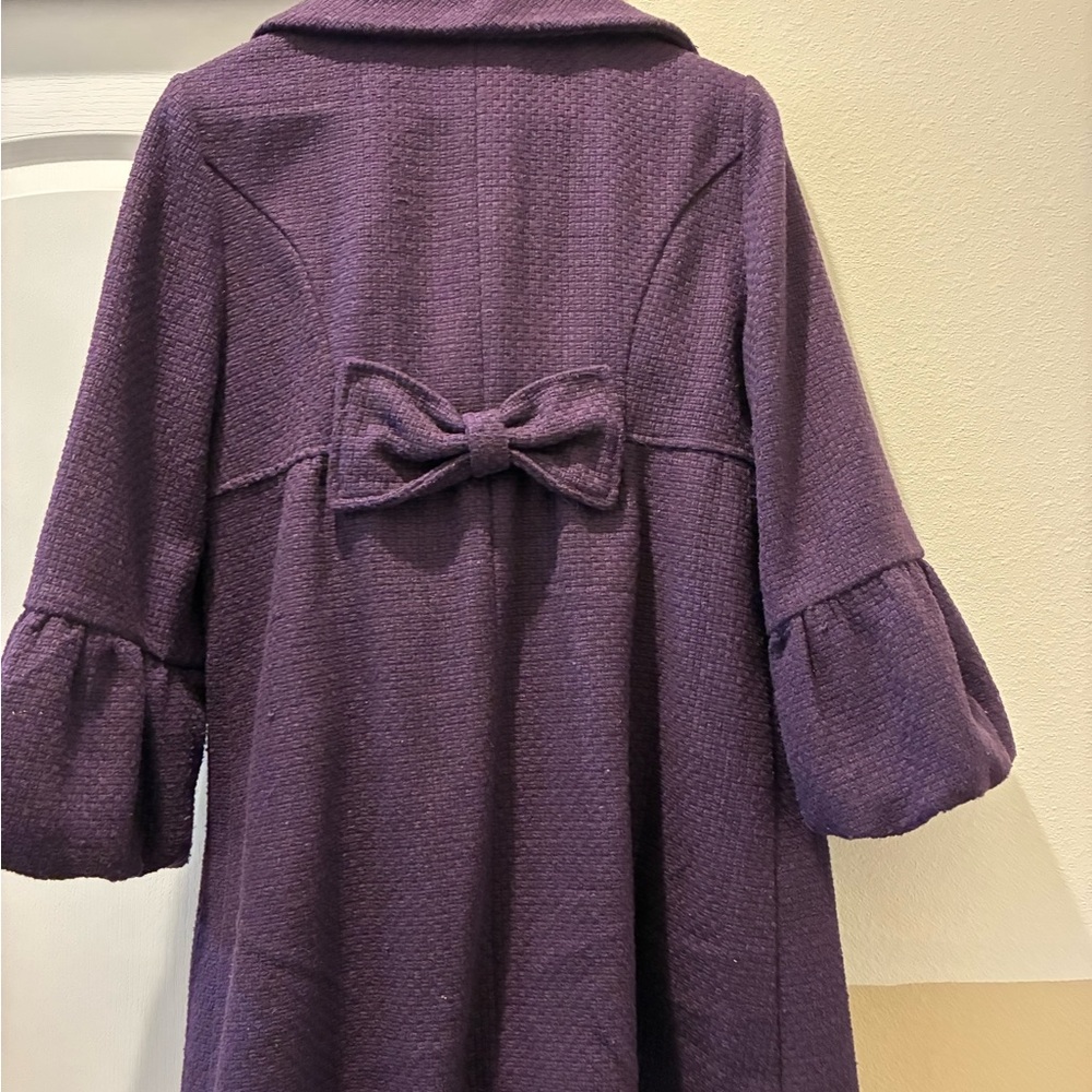Purple Ruffled Coat - Picture 7 of 7